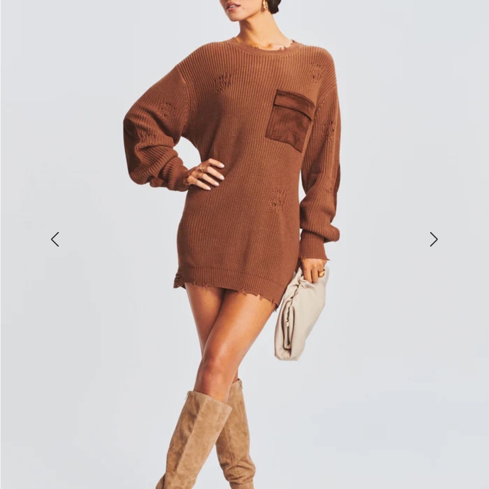SER.O.YA Sz XL The Devin Sweater Dress with Bishop Sleeves🔥🔥